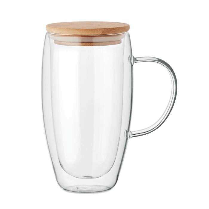 Doppelwandiger Glasbecher 450ml TEROL