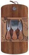 ALPINA Cheeseboard with Knives 320x17.5cm