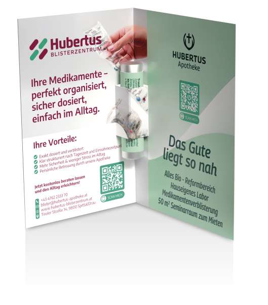 Cover Card mit Traubenzucker-Röllchen