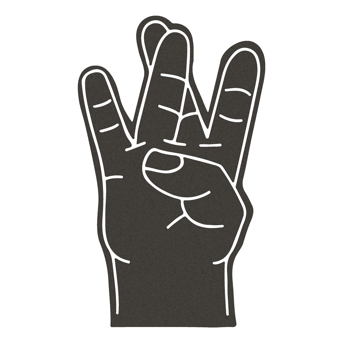 Winkehand aus Schaumstoff WESTCOAST