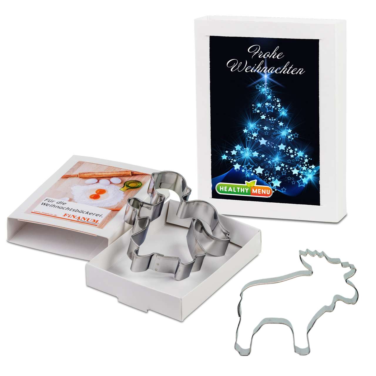 Backförmchen in Slide-Box - Xmas Standardmotiv