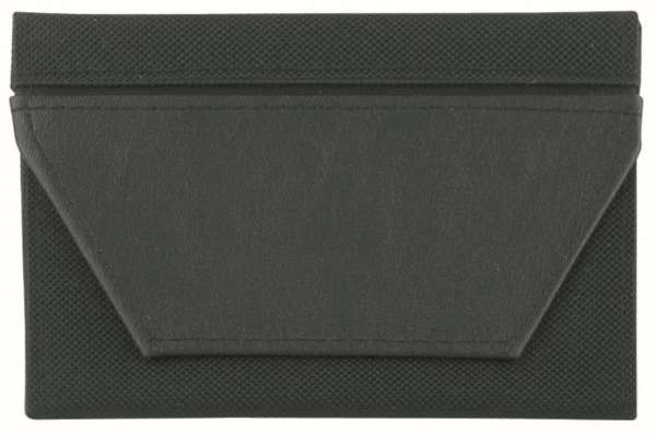CreativDesign® Ausweistasche "ColourStripe" schwarz / schwarz