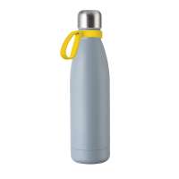 Flasche grau, Ring gelb