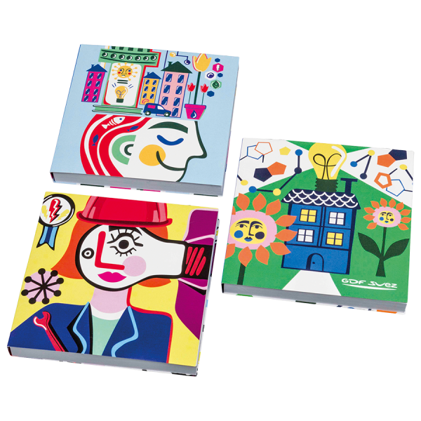 Haftnotizen in Umschlag 70 x 75 mm 25 Blatt