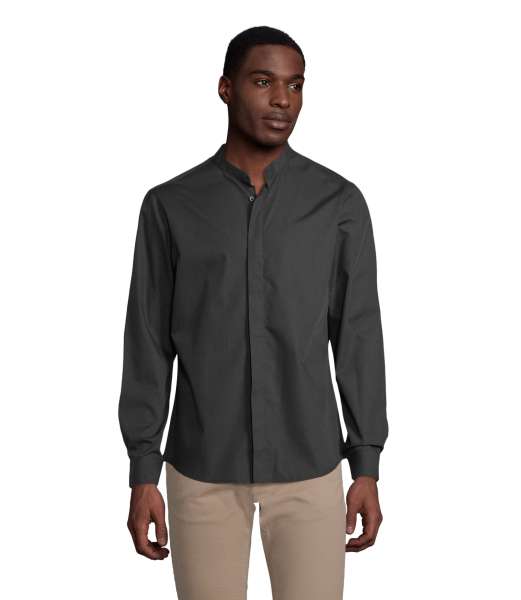 Bart Men Mao Collar Shirt