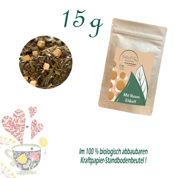 YuboFiT® Sencha Sahne-Karamell Tee