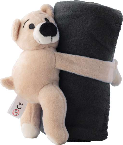 Plüschbär mit Fleecedecke Owen