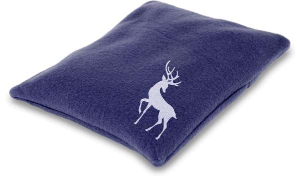 Wärmekissen Winterzeit Grau mit winterlichem Rentier-Motiv