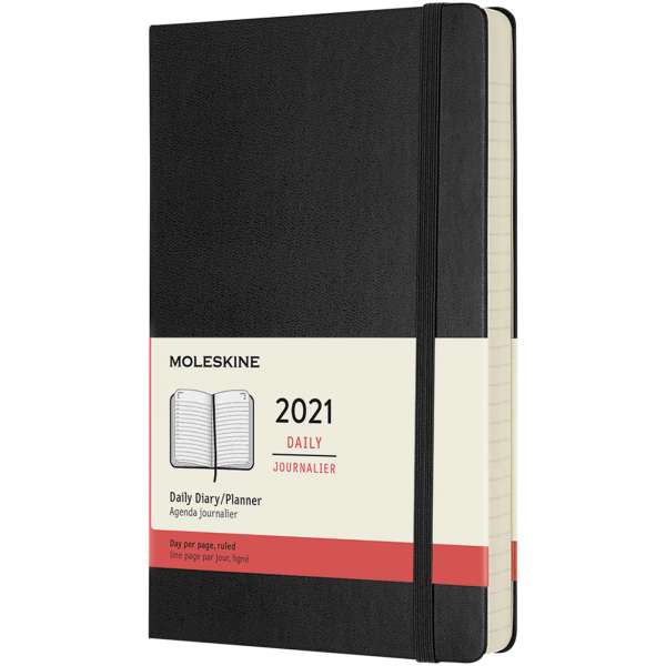 Moleskine 12M Hardcover Tageskalender L
