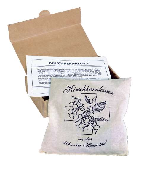 Kirschkernkissen im Präsentkarton