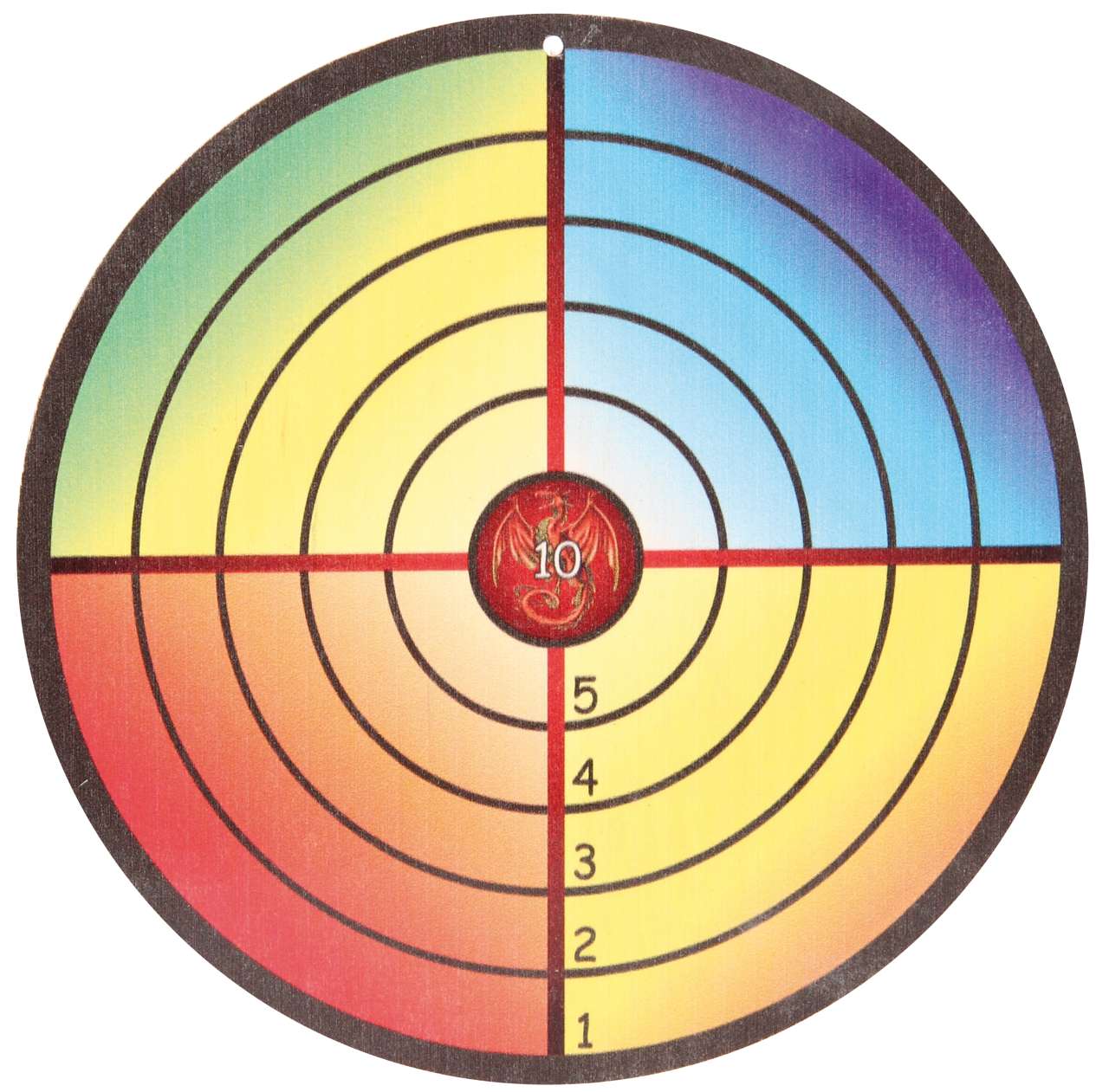 Zielscheibe bunt