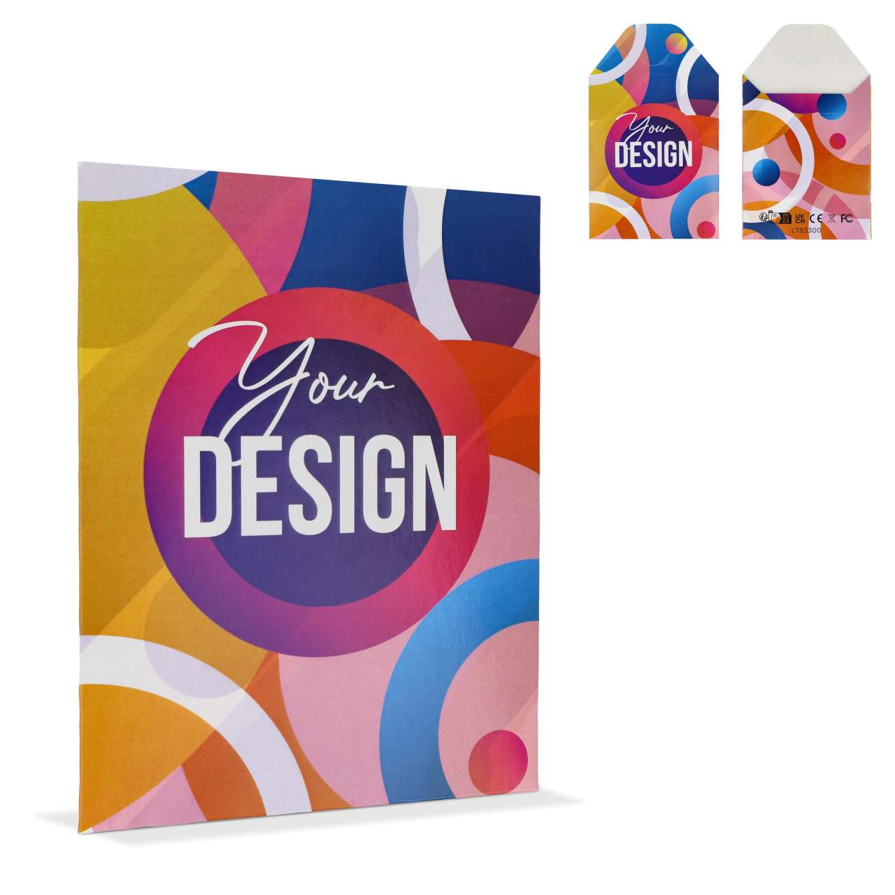 Individuell gestalteter Briefumschlag 100 x 130mm