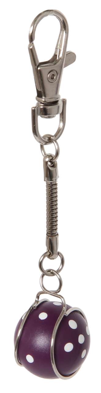 Schlüsselanhänger Rundwürfel, sortiert