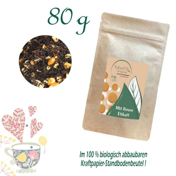 YuboFiT® Schwarzer Tee DON'T STOP THAT NOUGAT