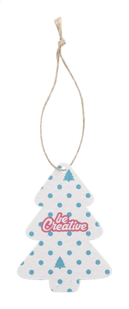 Weihnachtsbaumschmuck aus Saatgutpapier, rund CreaJul Seed