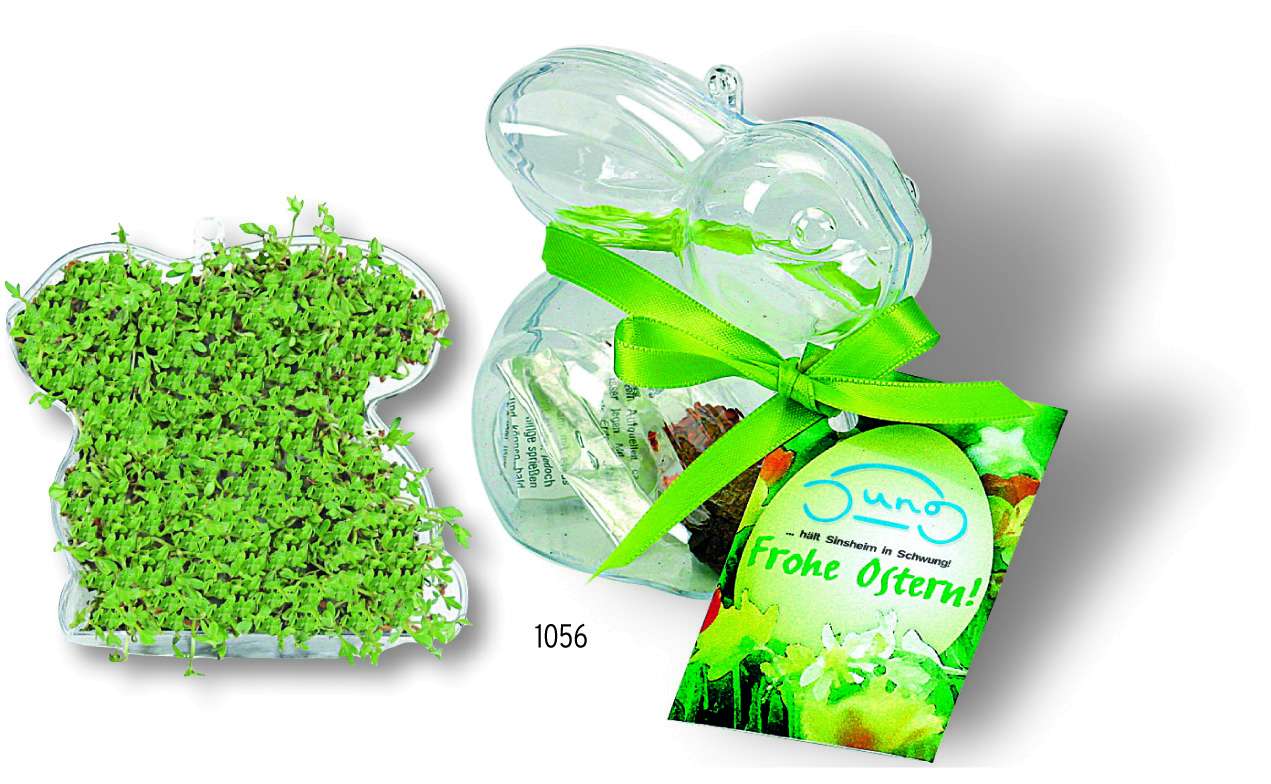 Kresse-Hase Frohe Ostern