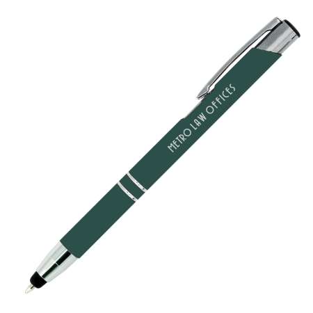 BRUNY Stylus Soft Touch Kugelschreiber mit Lasergravur