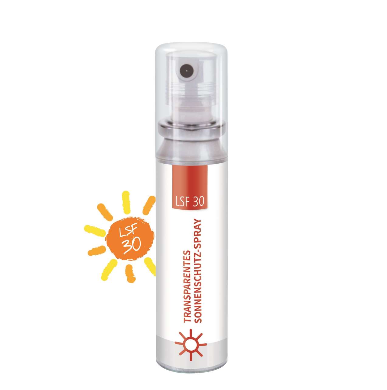 20 ml Pocket Spray - Sonnenschutzspray LSF 50 - Label