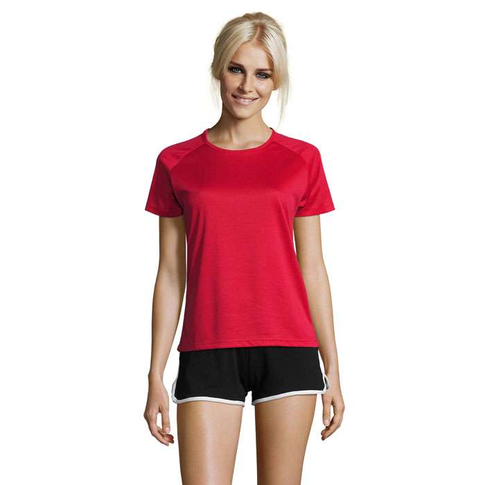 SPORTY DAMENT-SHIRT 140g SPORTY WOMEN