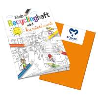 Malbuch mit 1-c Logoeindruck