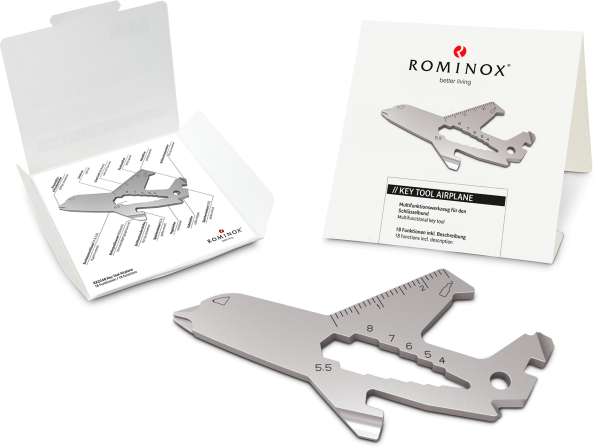 ROMINOX® Key Tool // Airplane - 18 functions (Flugzeug)