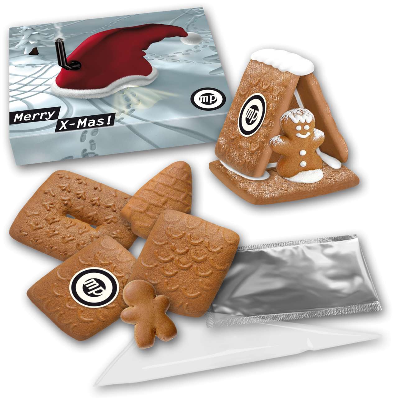 Lebkuchenhaus midi Bastelkit