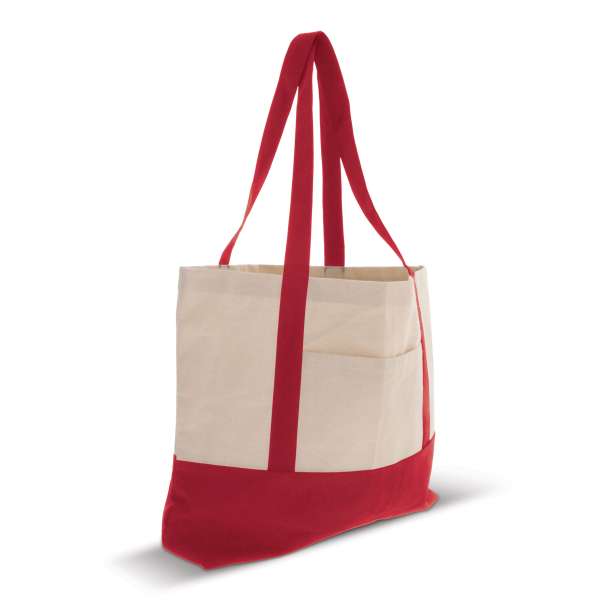 Strandtasche Baumwollsegeltuch OEKO-TEX® 280g / m² 42 x 10 x 30cm