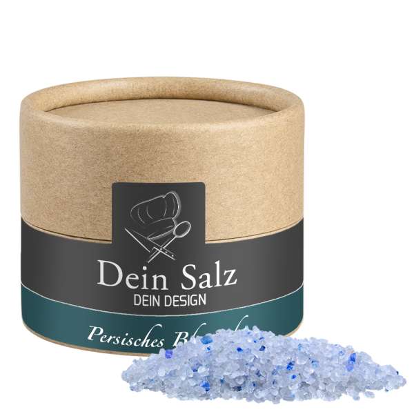 Persisches blaues Saphirsalz, ca. 55g, Kraftpapierdose Mini