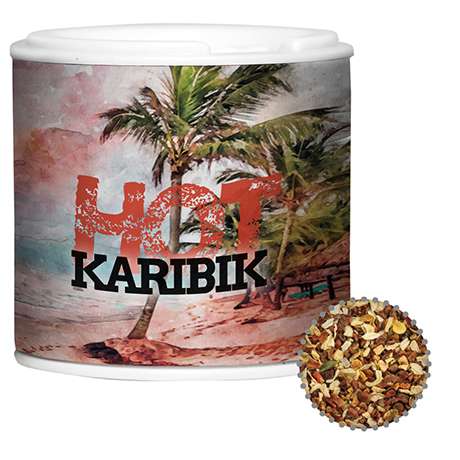 Gewürzmischung HOT Karibik Mix, ca. 20g, Gewürzpappstreuer