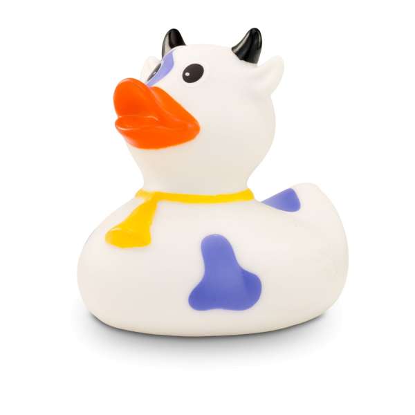 Werbeente Karla Kuh Lila-Weiß