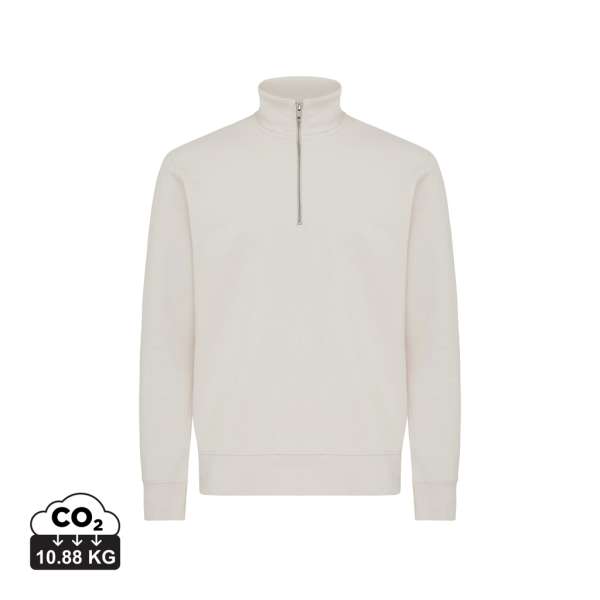 IQONIQ Elgon Quarter-Zip-Sweater aus rec. Baumwolle