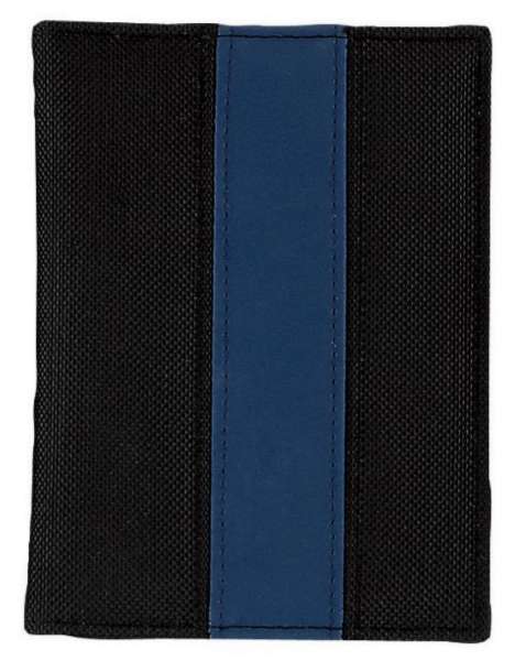 CreativDesign® Ausweistasche "ColourLane" schwarz / schwarz