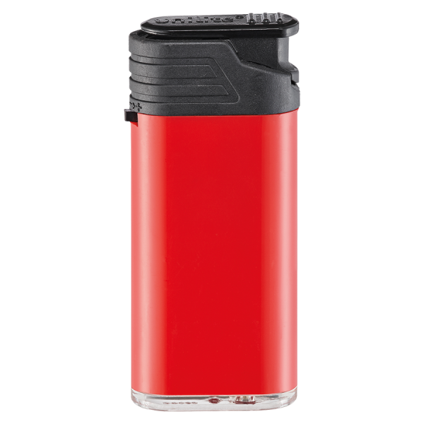 Breites elektronisches Jetflame-Feuerzeug mit schwarzer Kappe nachfüllbar