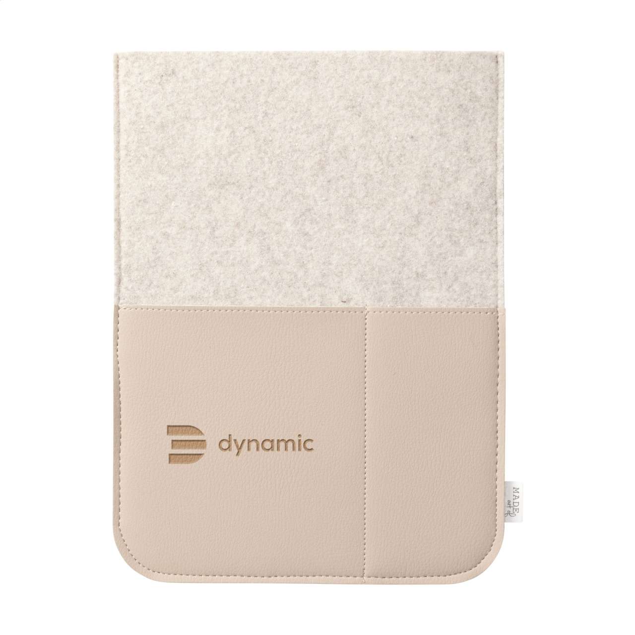 Recycled Felt & Apple Leather Laptop Sleeve 14