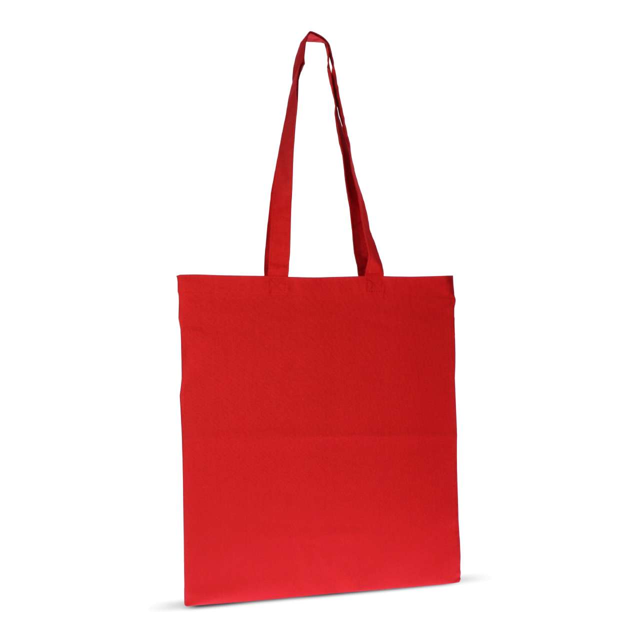 Tasche Bio-Baumwolle Farbe lang 140g / m² 38 x 42 cm