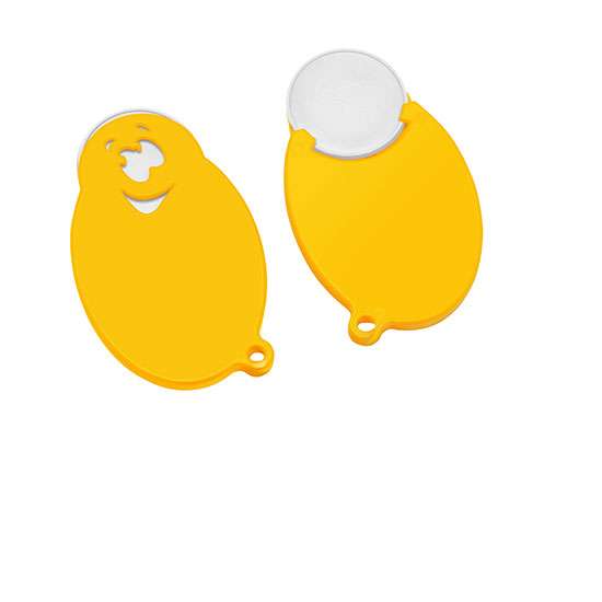 Chiphalter mit 1€-Chip "Gesicht"