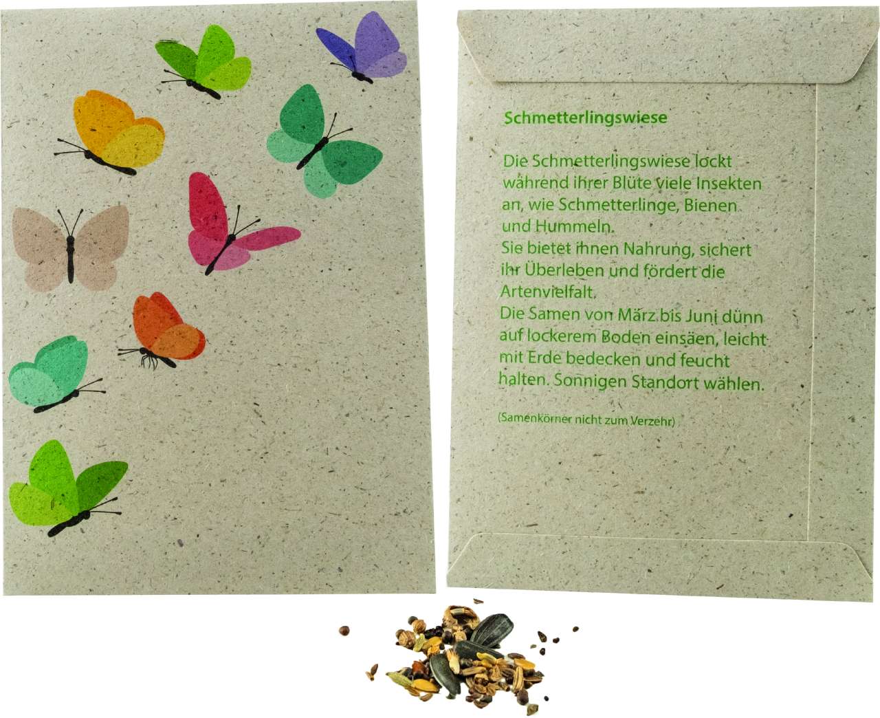 Samentütchen Graspapier 82 x 114 mm