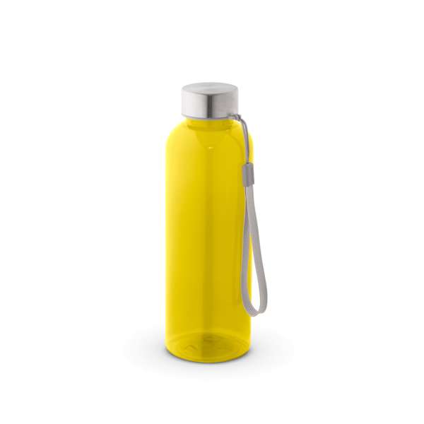 ENDERS M Trinkflasche (600ml) aus recyceltem PET (100% rPET) mit glänzender transluzenter Oberfläche