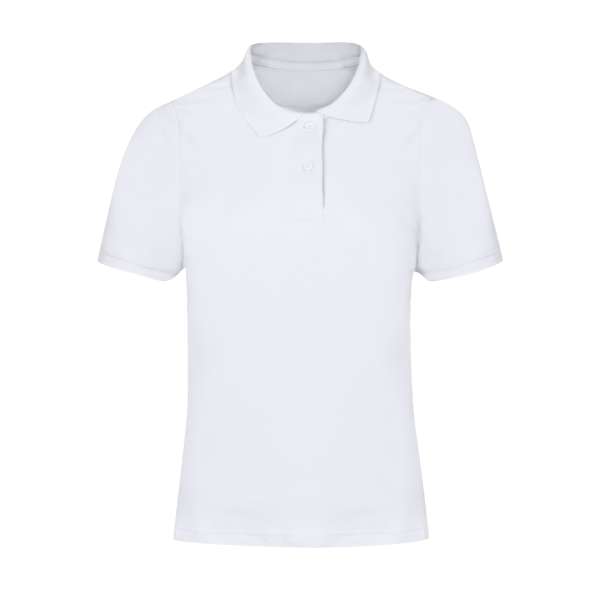 Erwachsene Frauen Weiß Polo-Shirt Charles