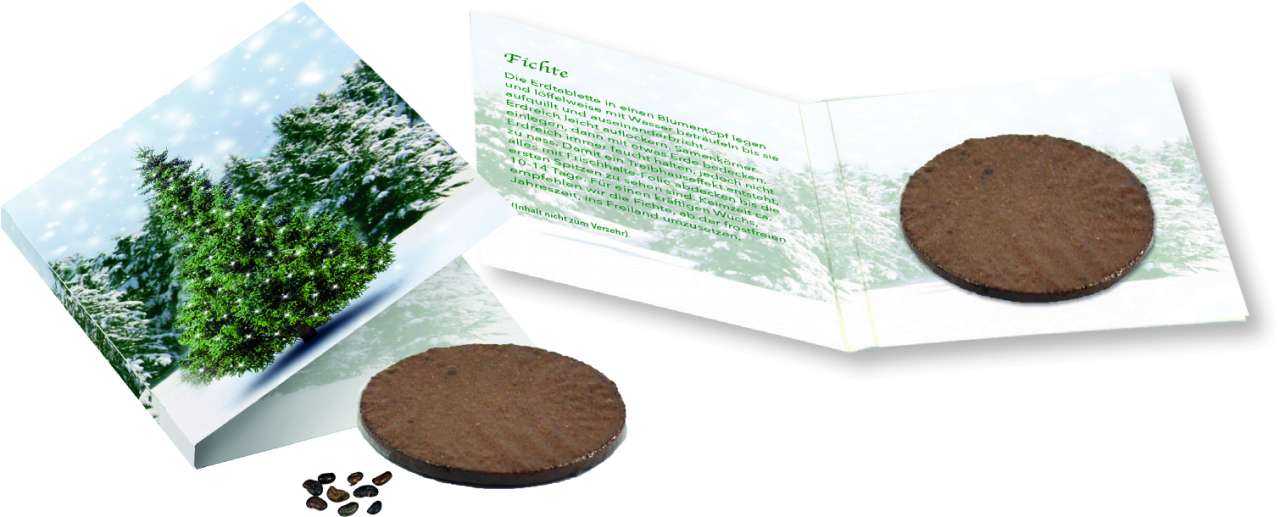 Wachstumskärtchen Weihnachtsbaum