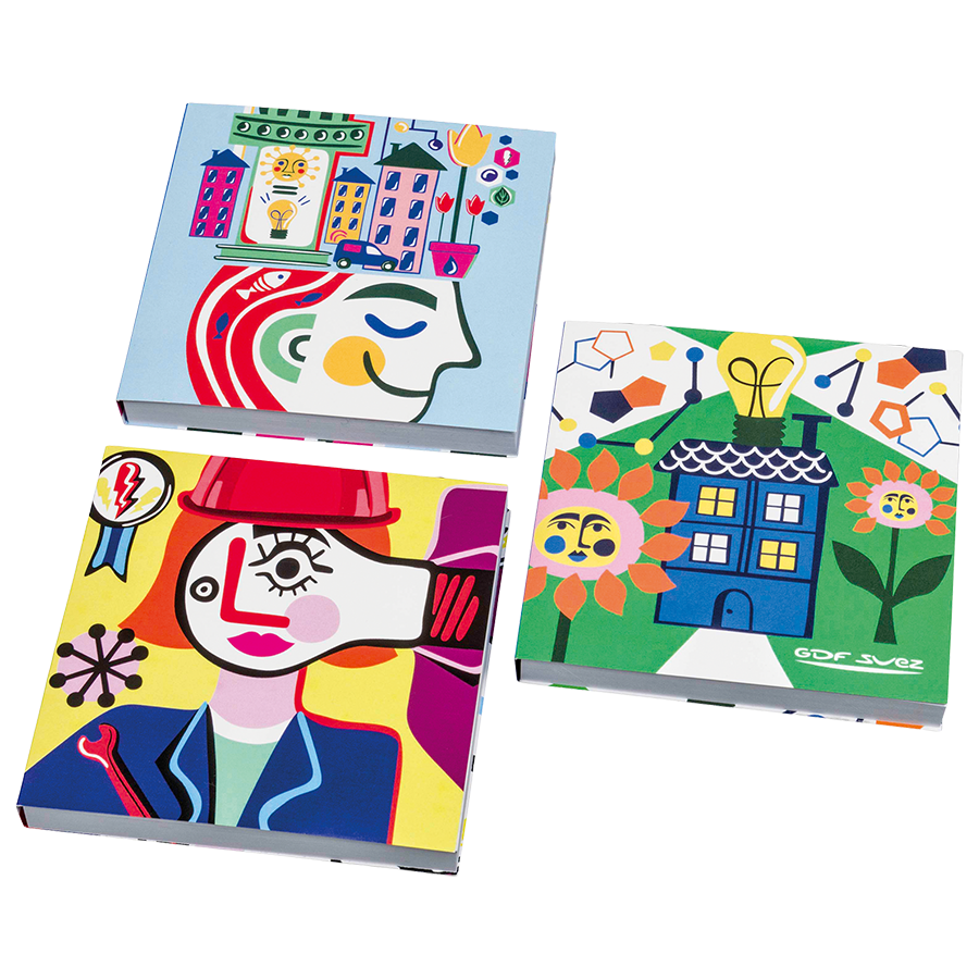 Haftnotizen in Umschlag 70 x 75 mm 25 Blatt