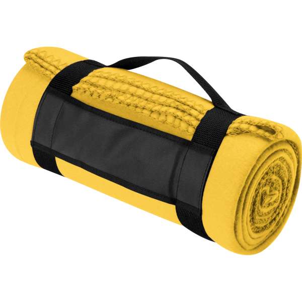 Fleecedecke mit Tragebanderole GIANFRANCO