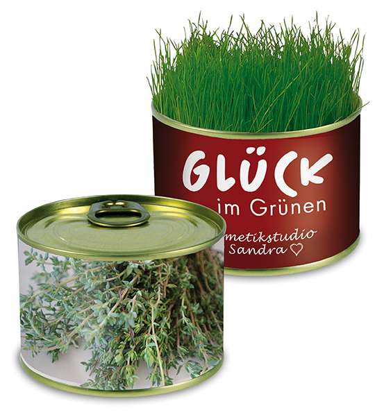 Natur-Konserve mit Samen