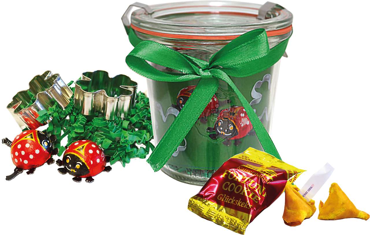 Glücksglas - Viel Glück im Neuen Jahr