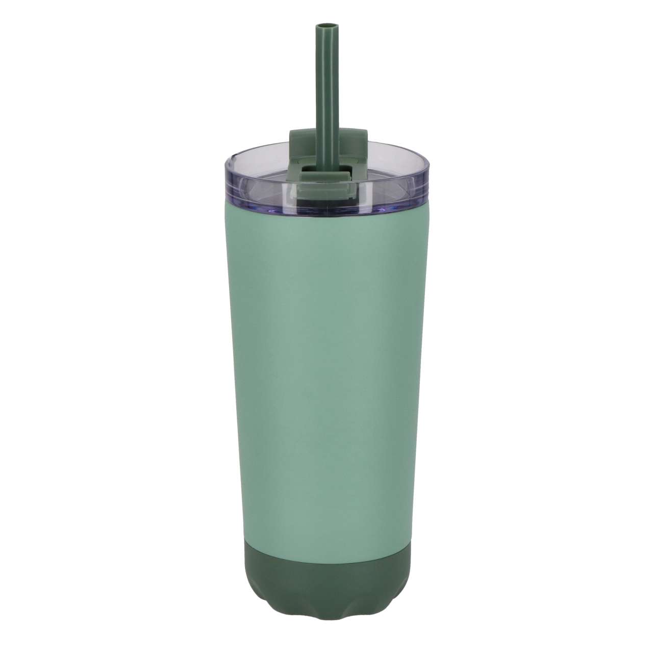 InSideOut doppelwandiger Norden-Trinkbecher aus Edelstahl mit Strohhalm, 600 ml