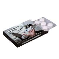10er-Pfefferminzdrops-Blister in Schachtel in Tablettenoptik