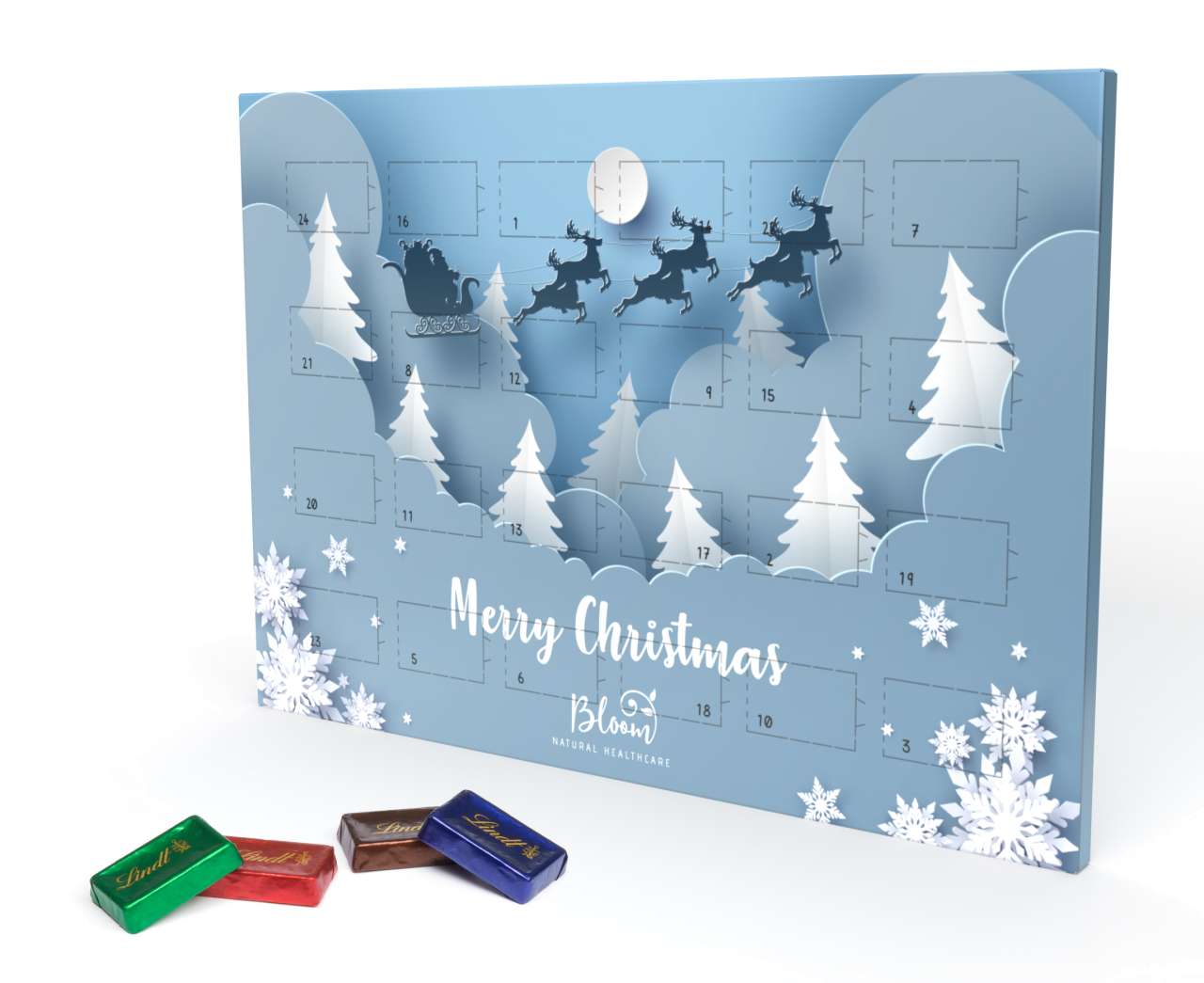 Lindt Naps Adventskalender DINA4