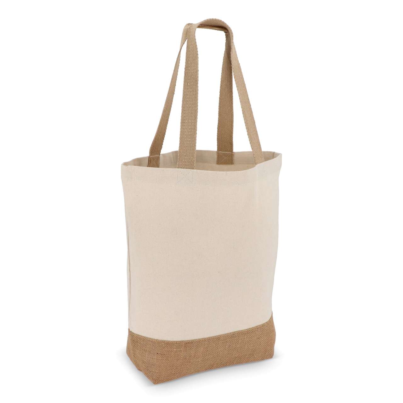 Baumwoll-Jute Tragetasche OEKO-TEX® 41 x 13 x 41cm 320g / m²