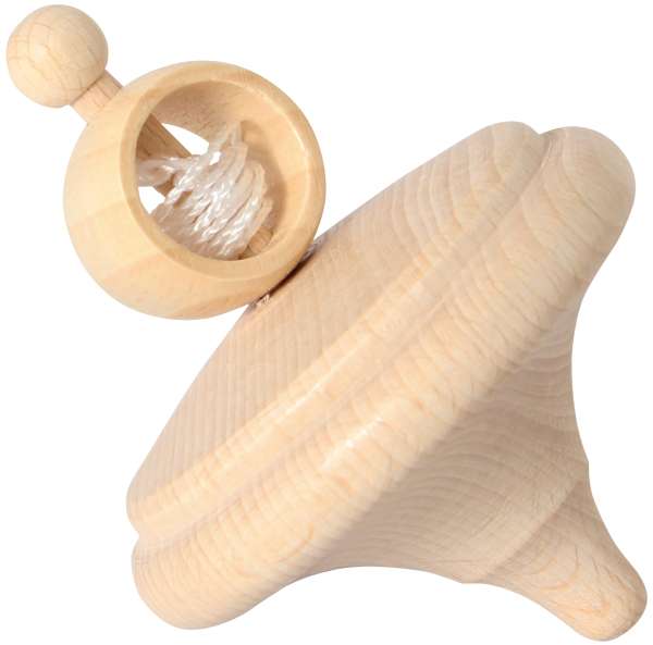 Schnurabzugskreisel D8cm mit Ring 'Zwiebel'