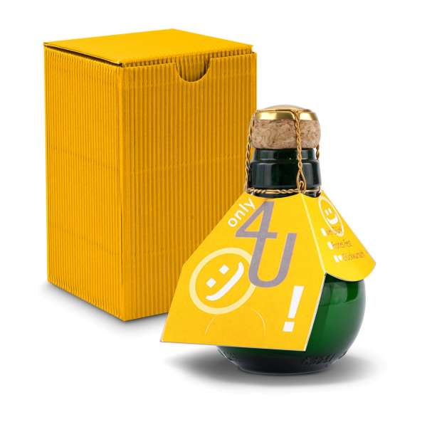 Kleinste Sektflasche der Welt! Only 4 u - Inklusive Geschenkkarton in, 125 ml